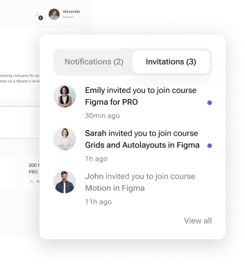 Notifications & Invitations